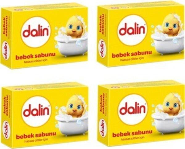 Dalin Bebek Sabunu Hassas Ciltler Için 100 Gr. X 4 Adet - Image 1