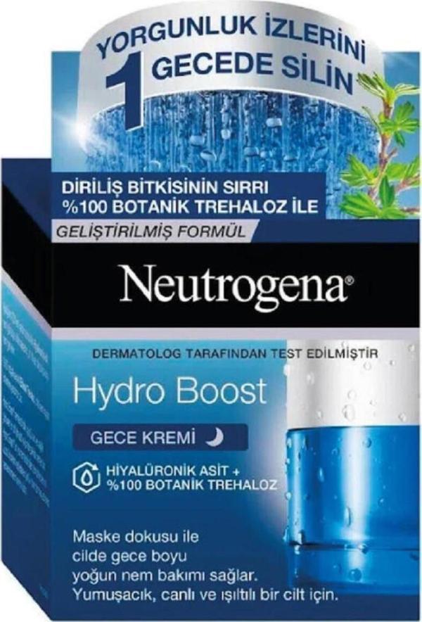 Neutrogena Hydro Boost Gece Kremi Yoğun Nemlendirci 50Ml - Image 1