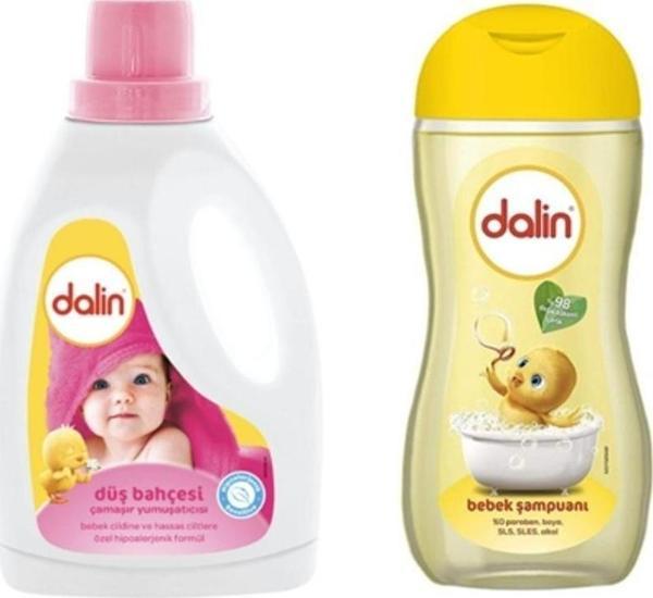 Dalin Yumuşatıcı Düş Bahçesi 1500 Ml + Bebek Şampuanı Klasik 200 Ml - Image 1