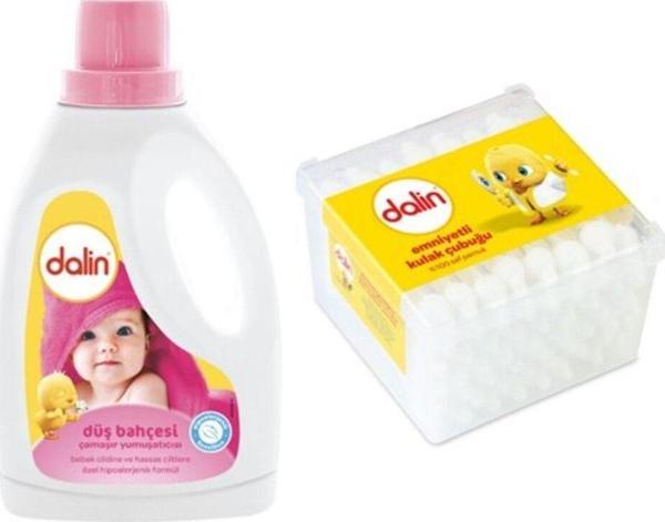 Dalin Yumuşatıcı Düş Bahçesi 1500 Ml + Dalin Emniyetli Kulak Çubuğu 56 Adet - Image 1