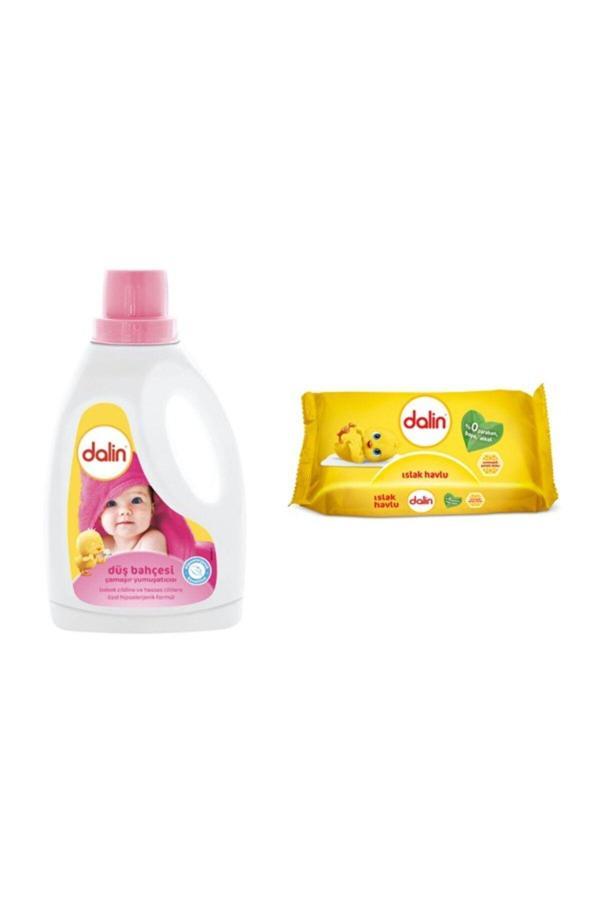 Dalin Yumuşatıcı Düş Bahçesi 1500 Ml + Dalin Islak Havlu 56 Yaprak - Image 1