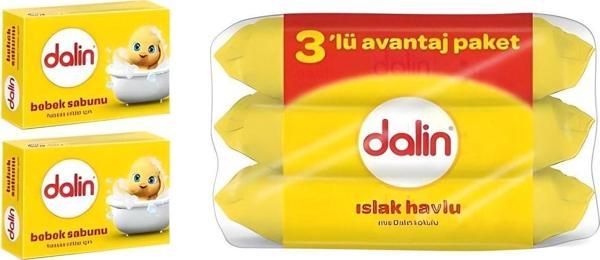 Dalin Bebek Sabunu X2 + Islak Mendik 56'Lı - Image 1