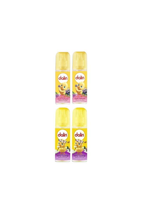 Dalin Çiçek Bahçesi Bebek Kolonyası 150 Ml 2 Adet + Bahar Tazeliği Bebek Kolonyası 150 Ml 2 Adet - Image 1