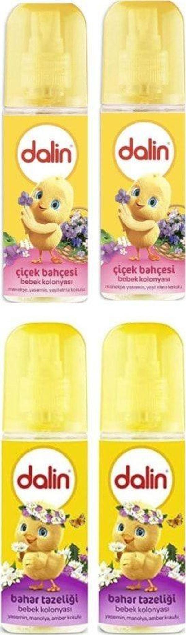 Dalin Çiçek Bahçesi Bebek Kolonyası 150 Ml 2 Adet + Bahar Tazeliği Bebek Kolonyası 150 Ml 2 Adet - Image 1
