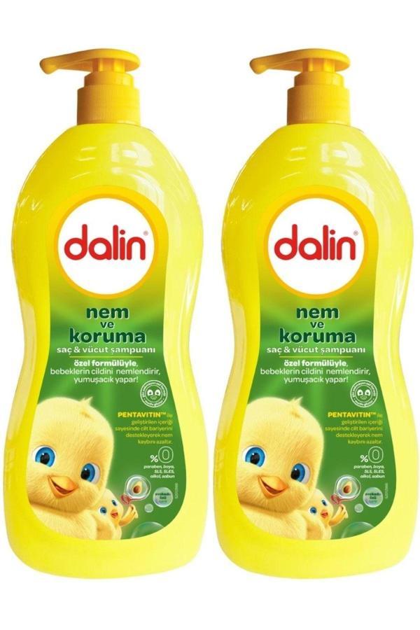 Dalin Bebek Saç & Vücut Şampuanı 700Ml Nem Ve Koruma Avakado Özlü (Pompalı) (2 Li Set) - Image 1