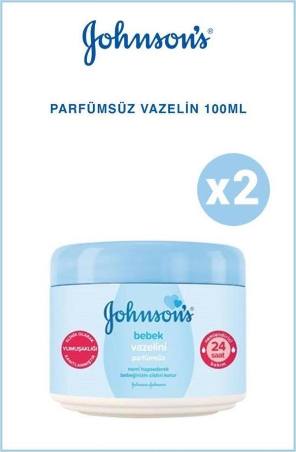 Johnson'S Baby Vazelin Parfümsüz 100 Ml X2 - Image 1