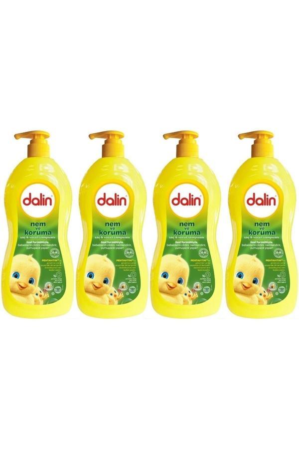 Dalin Bebek Saç & Vücut Şampuanı 700Ml Nem Ve Koruma Avakado Özlü (Pompalı) (4 Lü Set) - Image 1