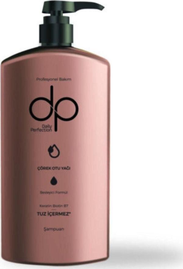 Dp Daily Perfection Çörekotu Yağı Şampuan 800 Ml Kretin Biotin Tuzsuz Şampuan - Image 1