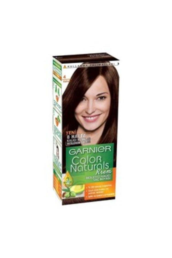 Garnier ( 2 Adet ) Garnier Color Naturals Saç Boyası 4 Kahve - Image 1