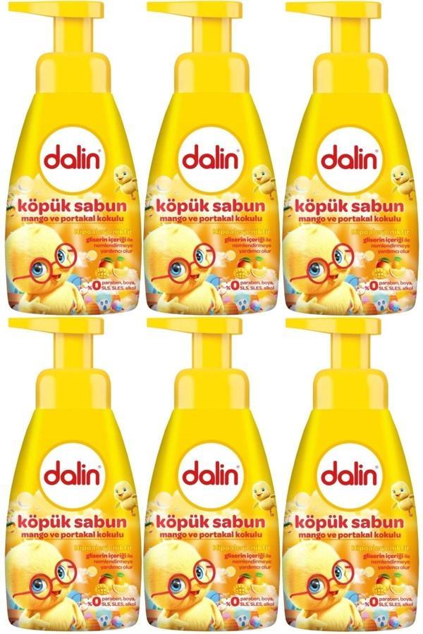 Dalin Köpük Sabun 200Ml Mango Ve Portakal Kokulu Çoçuklarınız İçin (6 Lı Set) - Image 1
