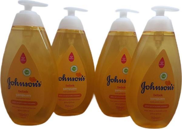 Johnson'S Bebek Şampuanı 750 Ml X 4 Adet - Image 1