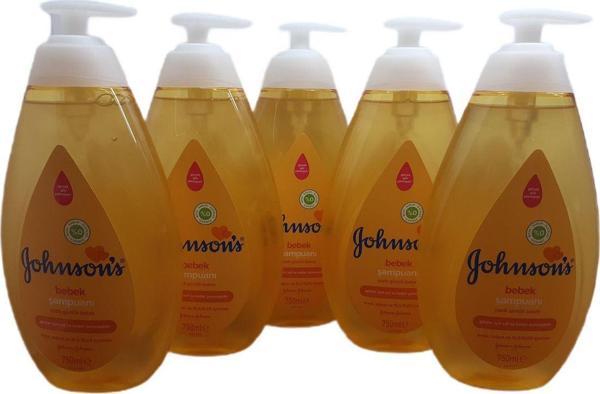 Johnson'S Bebek Şampuanı 750 Ml X 5 Adet - Image 1