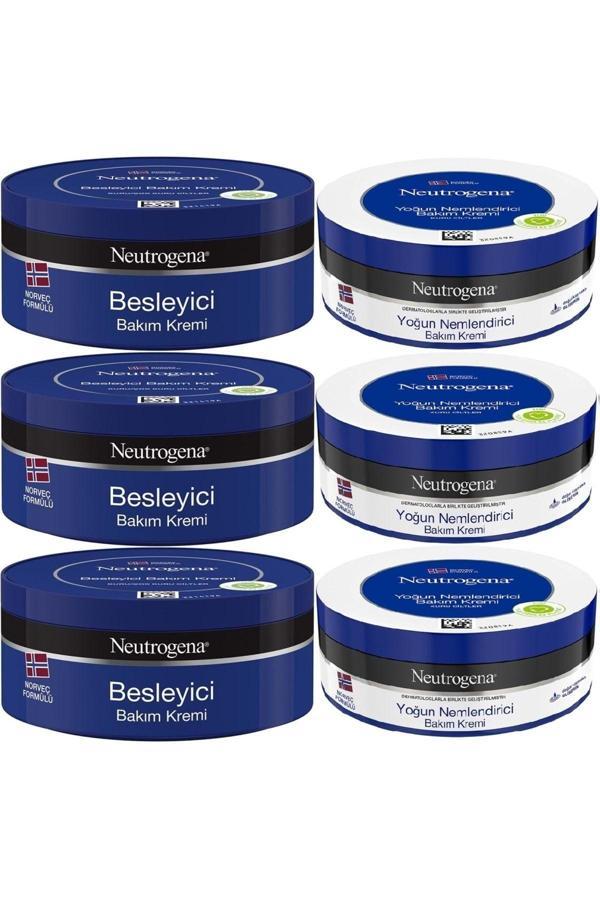 Neutrogena Norveç Formülü Bakım Kremi 200 Ml (Karma 6 Lı Set Besleyici Ve Yoğun) - Image 1