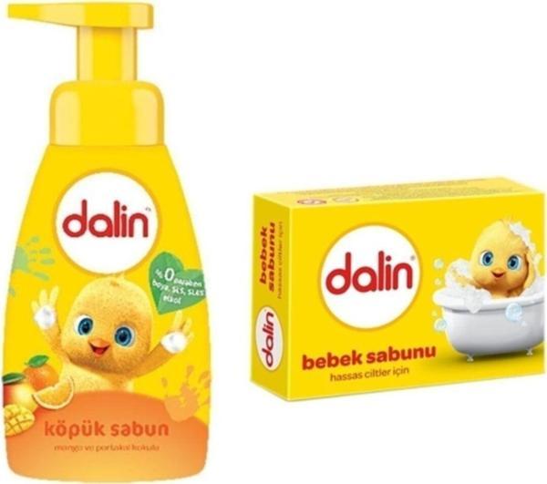 Dalin Köpük Sabun Mango & Portakal 200 Ml + Bebek Sabunu Klasik 100 Gr - Image 1