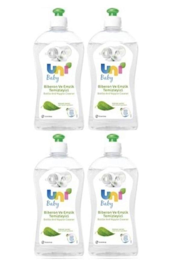 Eczacıbaşı Uni Baby Biberon Ve Emzik Temizleyici Deterjan 500 Ml 4 Adet - Image 1