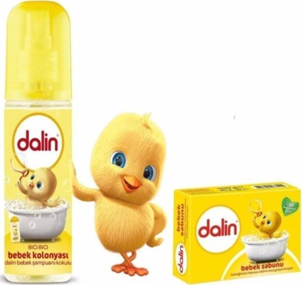 Dalin Dalin Bebek Kolonyası Bıcı Bıcı Kokusu Kolonya 150 Ml Bebek Sabunu 2 Si Bir Arada 100 Ml - Image 1