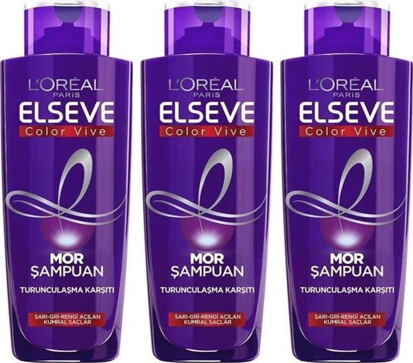 Elseve 3'Lü Turunculaşma Karşıtı Mor Şampuan Seti (3 X 200 Ml) - Image 1