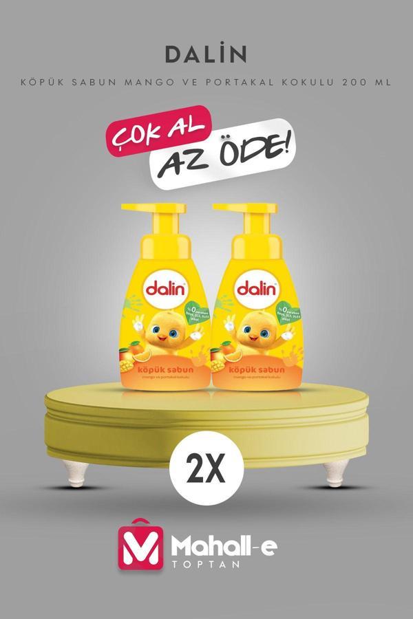 Dalin Köpük Sabun Mango Ve Portakal Kokulu 200 Ml -2'Li Paket - Image 1