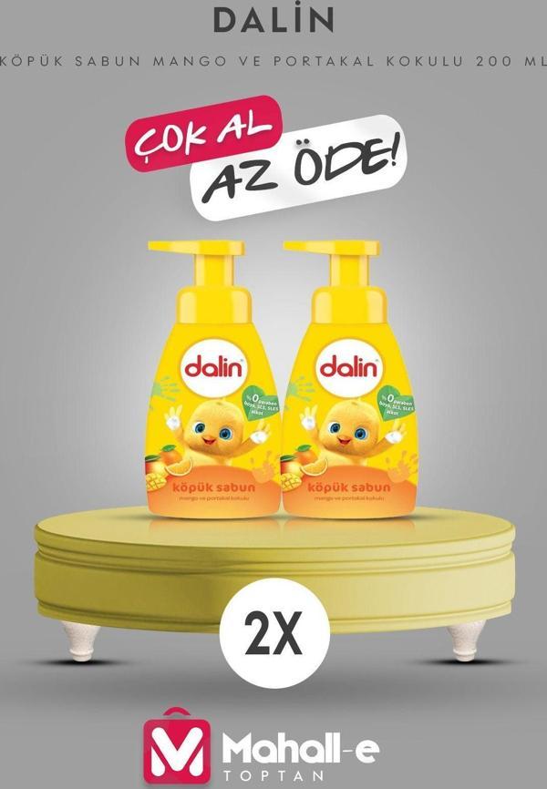 Dalin Köpük Sabun Mango Ve Portakal Kokulu 200 Ml -2'Li Paket - Image 1