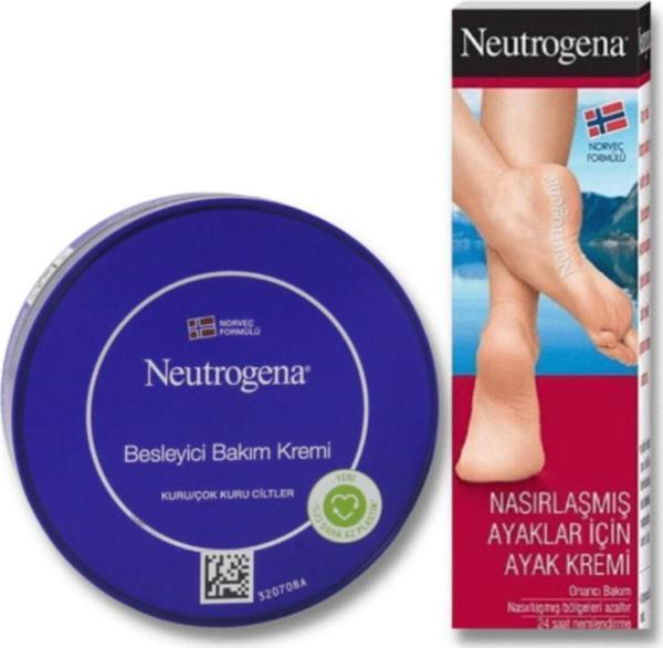 Neutrogena Norveç Formülü Besleyici Bakım Kremi 200 Ml Ve  Nasırlaşmış Ayaklar Için Ayak Kremi 50 Ml - Image 1
