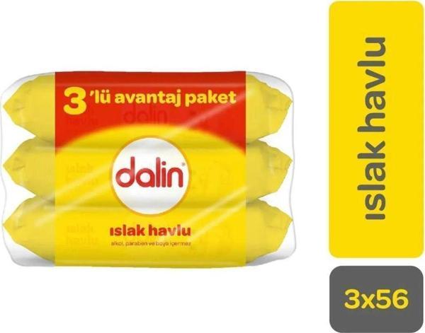 Dalin Bebek Islak Havlu 3X56'Lı ( 1 Adet ) - Image 1