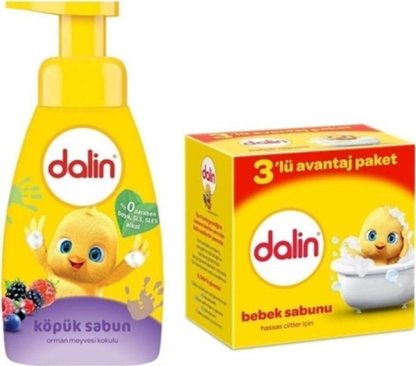 Dalin Köpük Sabun Orman Meyveleri 200 Ml + Bebek Sabunu 3X 100Gr - Image 1