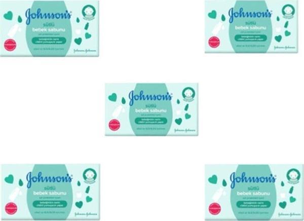 Johnson'S Johnson’S Baby Sütlü Sabun 90Gr 5'Li - Image 1