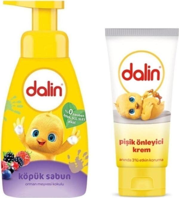 Dalin Köpük Sabun Orman Meyveleri 200 Ml + Pişik Önleyici Krem 100 Ml - Image 1