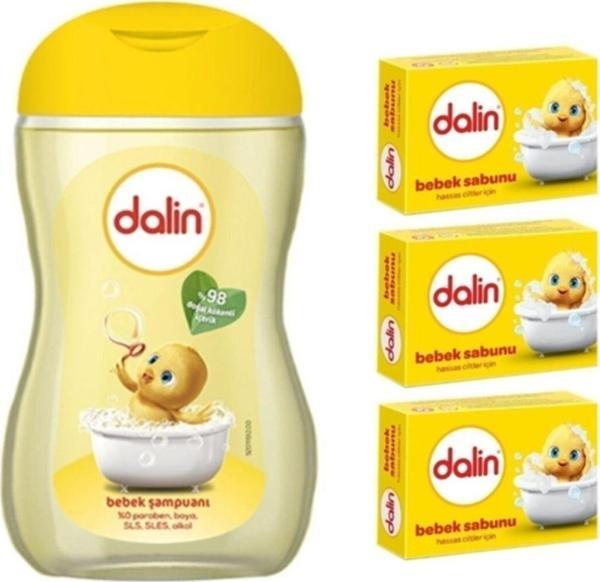 Dalin Bebek Şampuanı 200 Ml + Bebek Sabunu Klasik 3X100Gr - Image 1