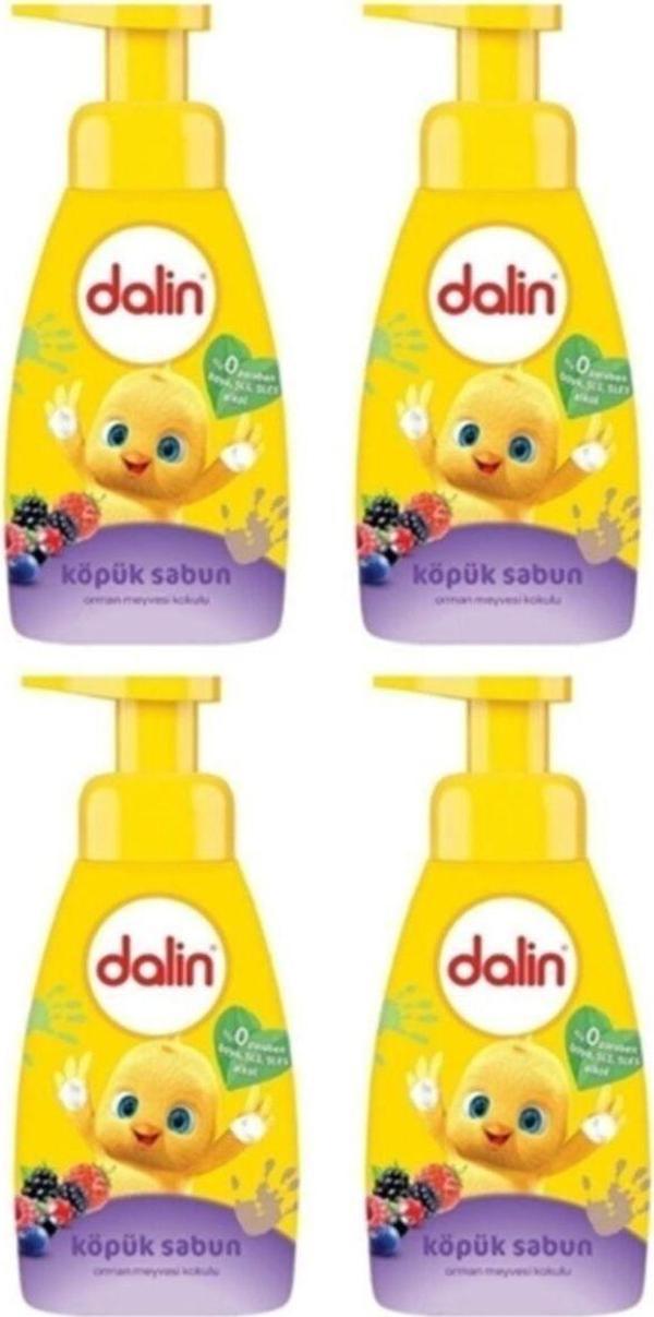 Dalin Köpük Sabun Orman Meyveleri Bebek Şampuanı 200 Ml 4'Lü - Image 1