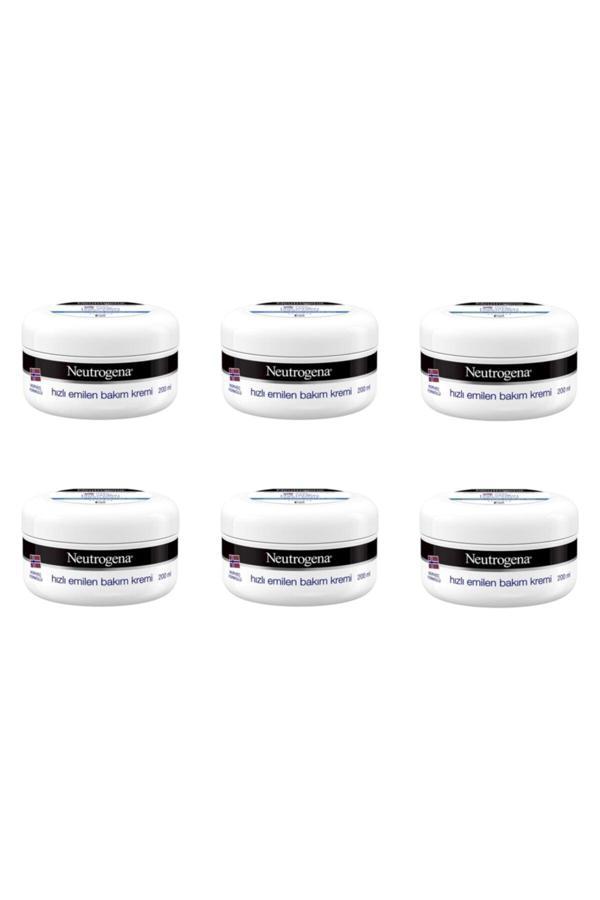 Neutrogena Norveç Formülü Hızlı Emilen Bakım Kremi 200 Ml 6'Lı Paket - Image 1