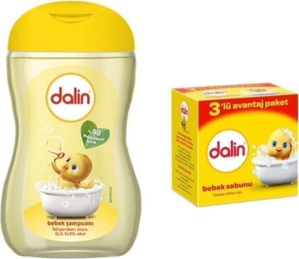 Dalin Bebek Şampuanı 200Ml  Bebek Sabunu Hassas Ciltler İçin 3 Lü - Image 1