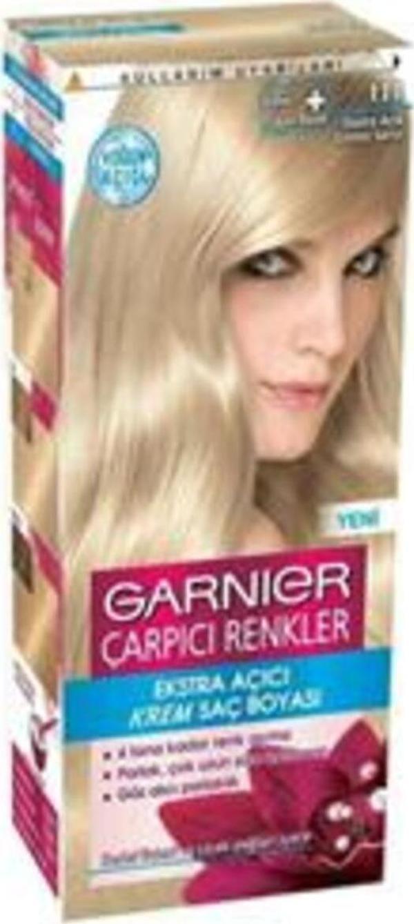 Garnier Çarpıcı Renkler Boya 111 Ekstra Açık Gümüş Sarısı ( 1 Adet ) - Image 1