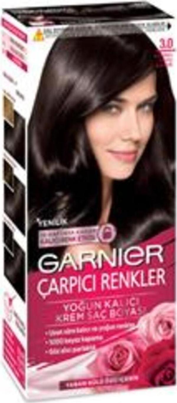 Garnier Çarpıcı Renkler Boya 3-0 Çarpıcı Koyu Kahve ( 1 Adet ) - Image 1