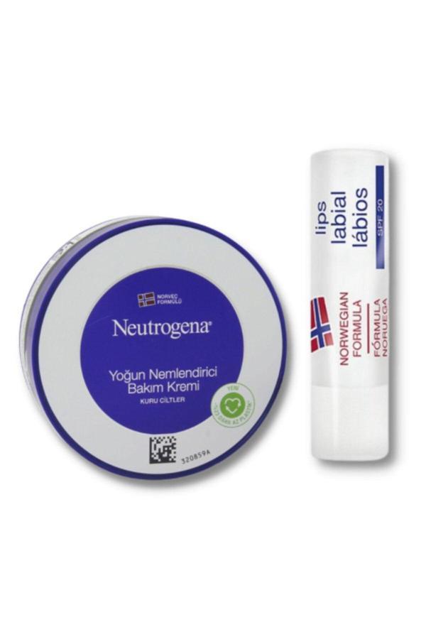 Neutrogena Norveç Formülü Yoğun Nemlendirici Bakım Kremi 200 Ml Dudak Nemlendiricisi Spf 20 - Image 1