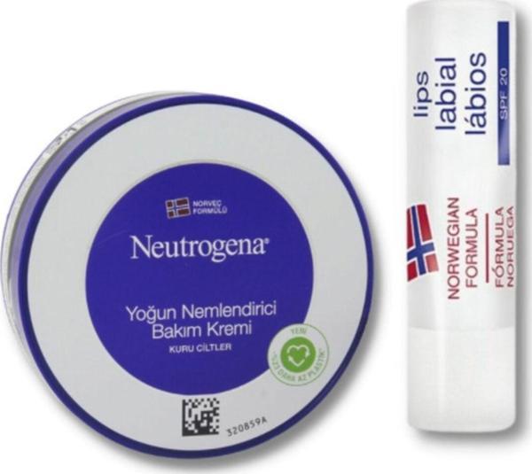 Neutrogena Norveç Formülü Yoğun Nemlendirici Bakım Kremi 200 Ml Dudak Nemlendiricisi Spf 20 - Image 1