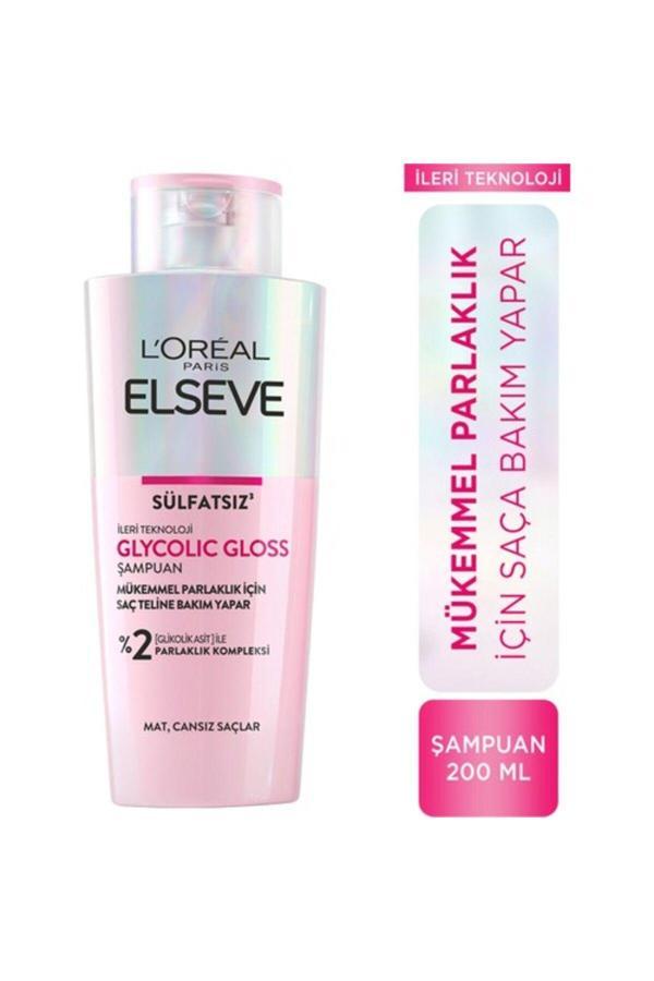 Elseve Glycolic Gloss Şampuan 200Ml - Image 1
