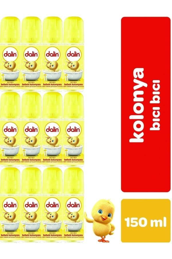 Dalin Bebek Kolonyası 150Ml (Bıcı Bıcı Kokusu) Klasik 12 Li Set - Image 1