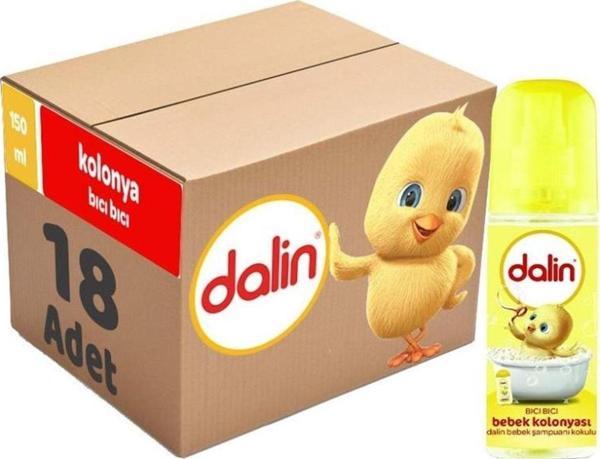Dalin Bebek Kolonyası 150Ml (Bıcı Bıcı Kokusu) Klasik 18 Li Set - Image 1