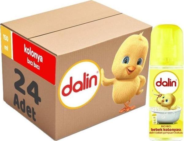 Dalin Bebek Kolonyası 150Ml (Bıcı Bıcı Kokusu) Klasik 24 Lü Set - Image 1