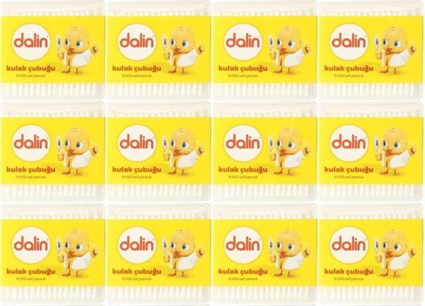 Dalin Kulak Çubuğu 100 Adet (12 Li Set) - Image 1