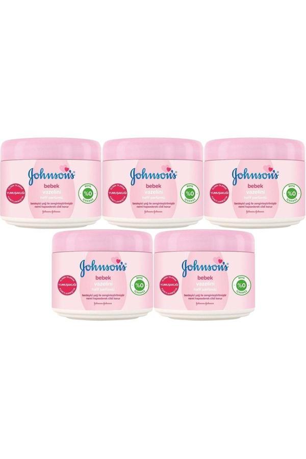 Johnson'S Johnsons Baby Bebek Vazelini Hafif Parfümlü 100Ml (5 Li Set) - Image 1