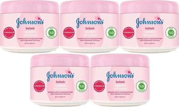Johnson'S Johnsons Baby Bebek Vazelini Hafif Parfümlü 100Ml (5 Li Set) - Image 1