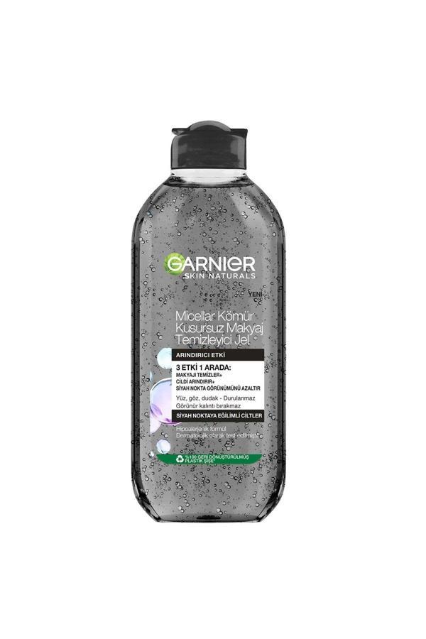 Garnier Micellar Kömür Kusursuz Makyaj Temizleyici Jel 400 Ml - Image 1