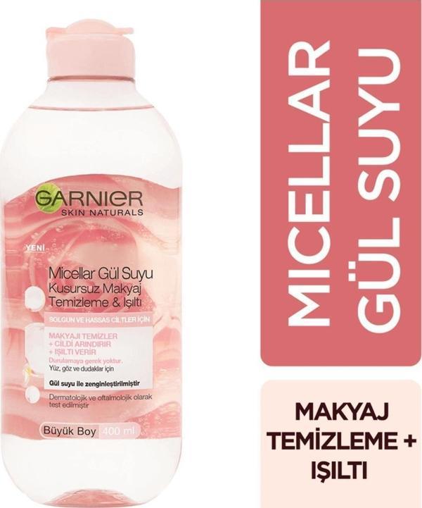 Garnier Micellar Makyaj Temizleme Suyu Gül 400 Ml - Image 1
