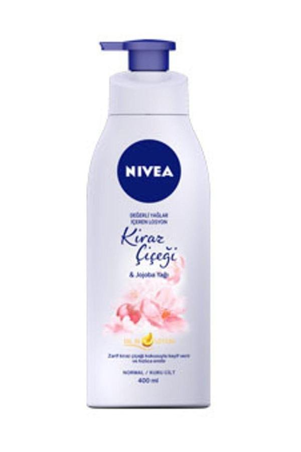 Nivea Kiraz Çiçeği & Jojoba Yağı Vücut Losyonu 400Mll 56656 - Image 1