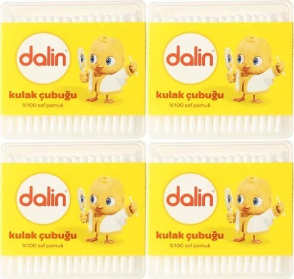 Dalin Kulak Çubuğu 100 Adet (4 Lü Set) - Image 1