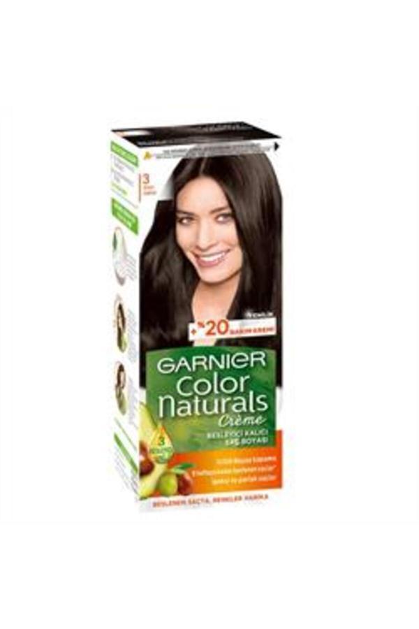 Garnier Saç Boyası Color Natural Koyu Kahve 3 ( 1 Adet ) - Image 1