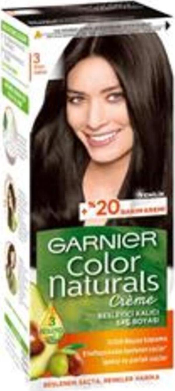 Garnier Saç Boyası Color Natural Koyu Kahve 3 ( 1 Adet ) - Image 1