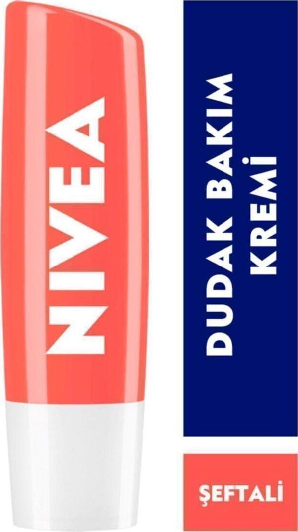 Nivea Lip Care Fruity Shine Şeftali Dudak Balmı 4,8 Gr - Image 1